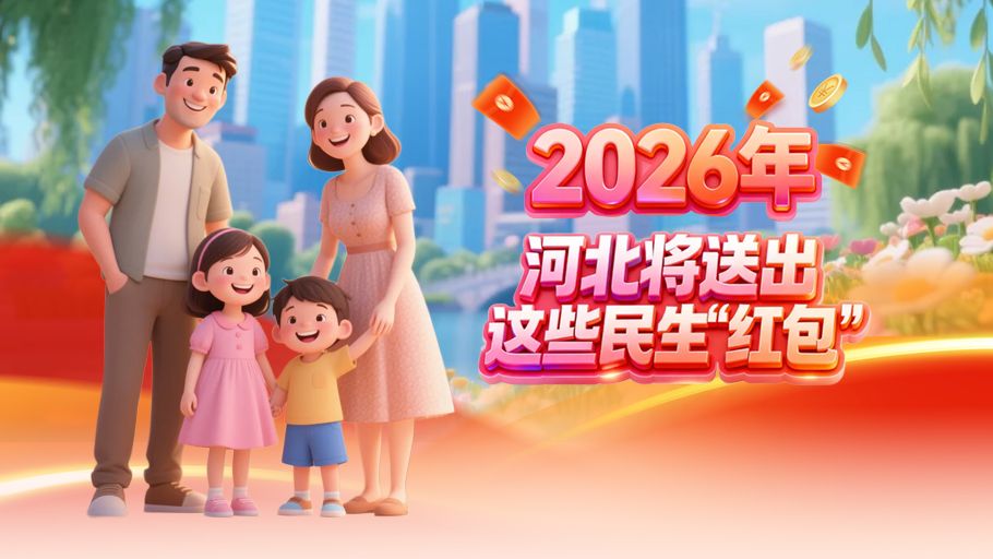 2026年，河北将送出这些民生“红包”