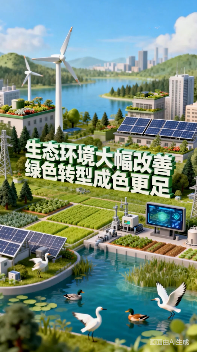 【两会·AI动画】6组数据 看“十四五”成绩单⑤生态环境大幅改善 绿色转型成色更足