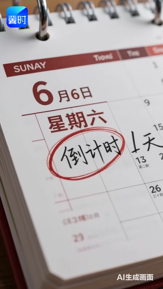 乾坤未定，你我皆是黑马。高考倒计时一天