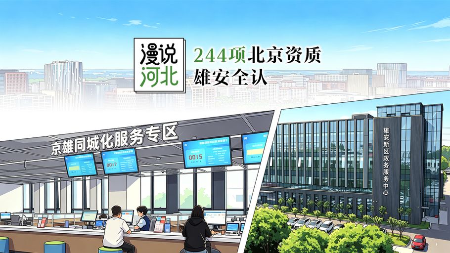 漫说河北丨244项北京资质，雄安全认