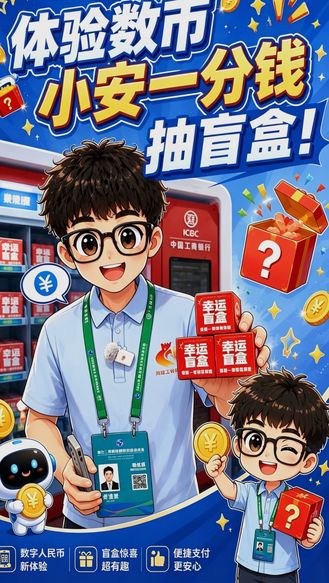 廊坊经洽会｜体验数币，小安一分钱抽盲盒！