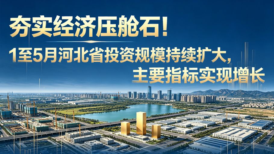 微海报丨夯实经济压舱石！1至5月河北省投资规模持续扩大，主要指标实现增长