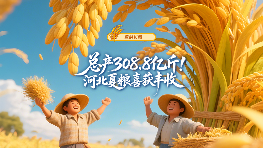 冀时长图丨总产308.8亿斤！河北夏粮喜获丰收