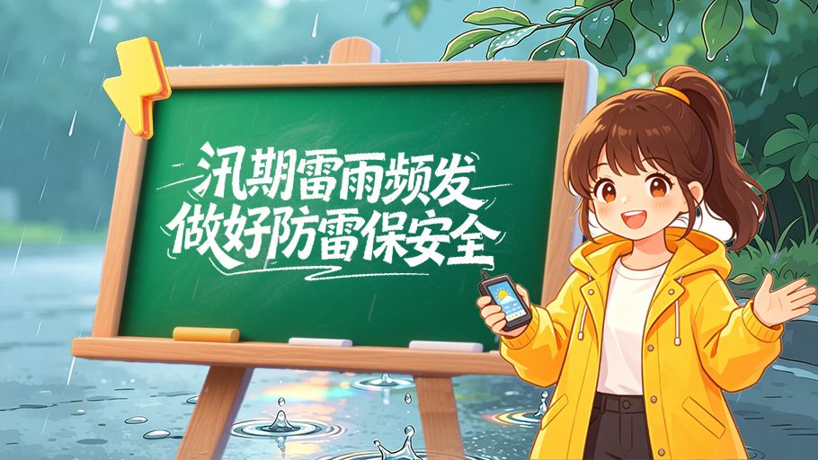 漫科普丨汛期雷雨频发 做好防雷保安全