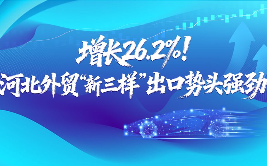 微海报丨增长26.2%！河北外贸“新三样”出口势头强劲