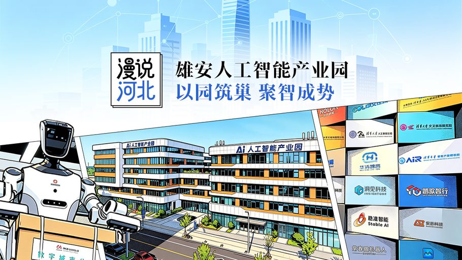 漫说河北丨雄安人工智能产业园：以园筑巢 聚智成势