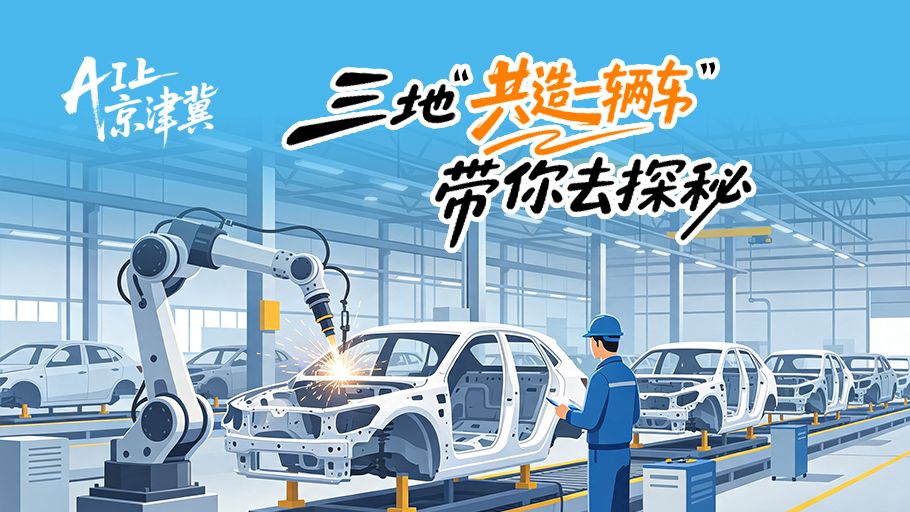 AI上京津冀丨三地“共造一辆车”， 带你去探秘！