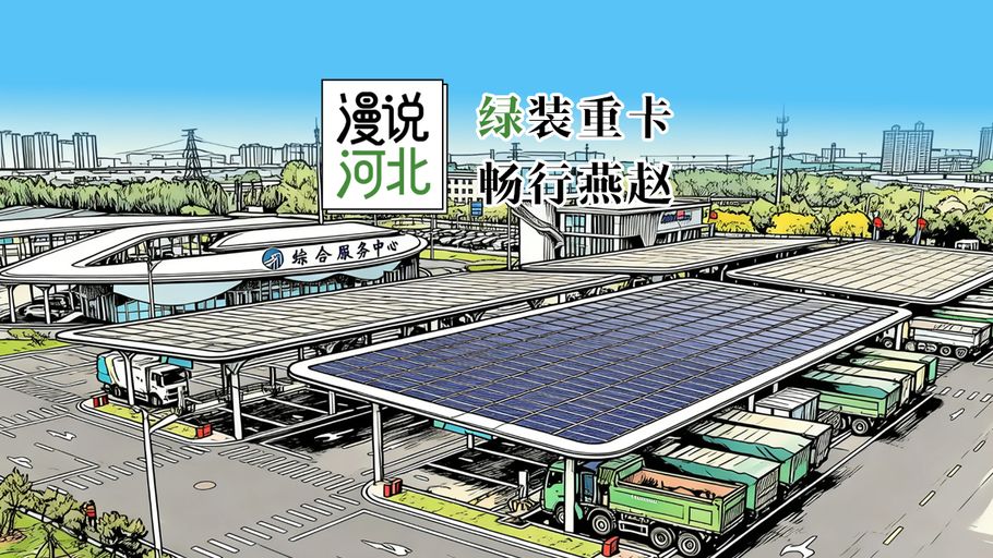 漫说河北丨绿装重卡 畅行燕赵