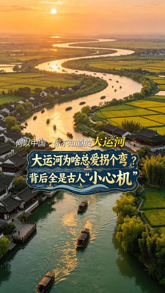 何以中国·你不知道的大运河丨大运河为啥总爱拐个弯？背后全是古人“小心机”