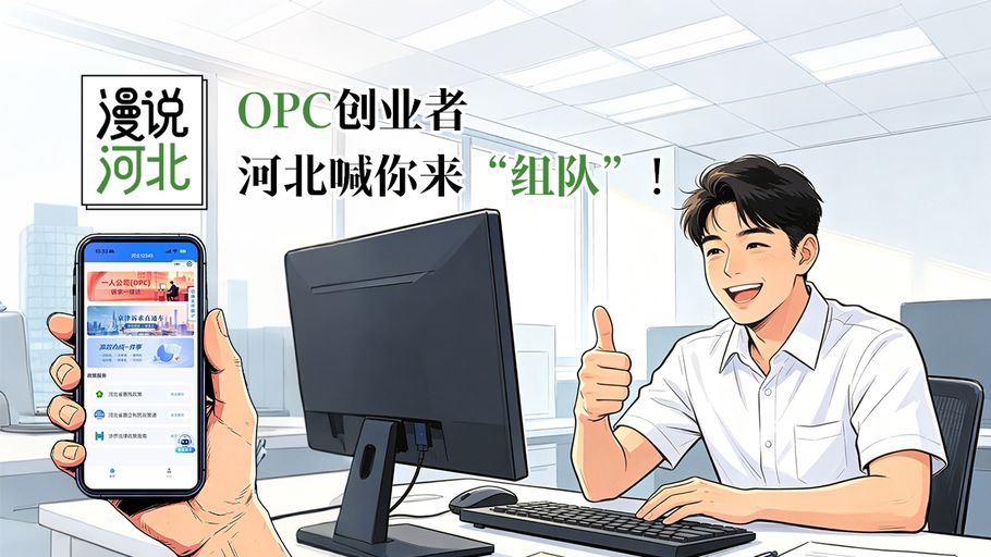 漫说河北丨OPC创业者，河北喊你来“组队”！