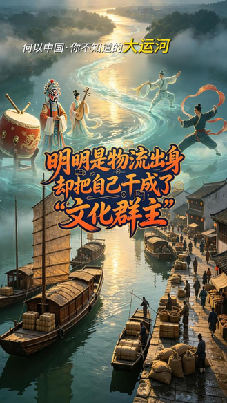 何以中国·你不知道的大运河丨明明是物流出身，却把自己干成了“文化群主”