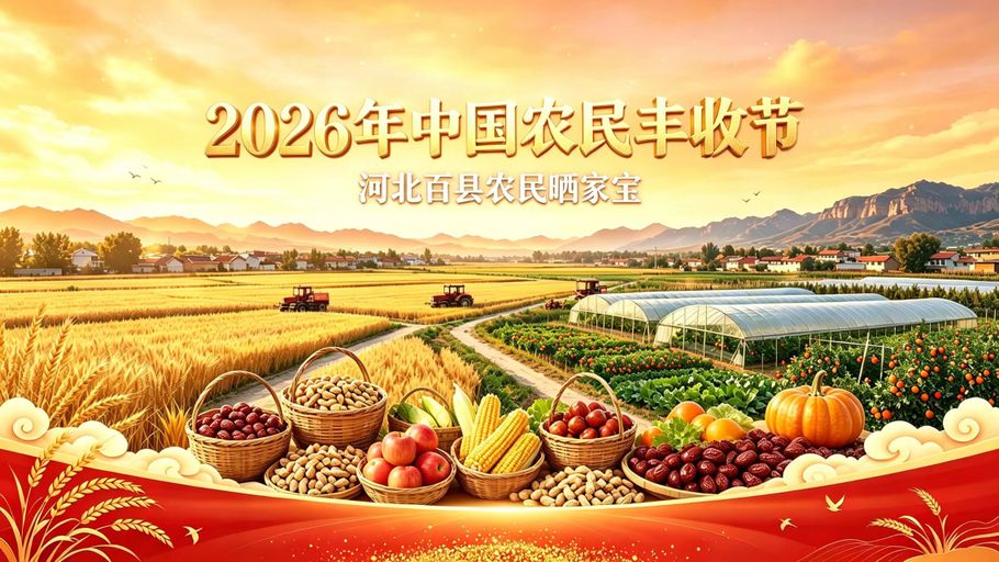 【冀时直播】中国农民丰收节——河北百县农民晒家宝