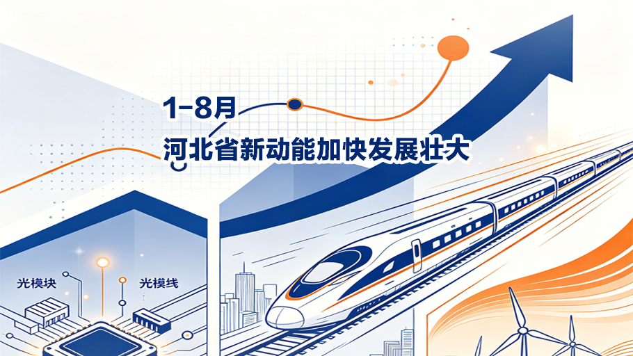 微海报丨1-8月河北省新动能加快发展壮大
