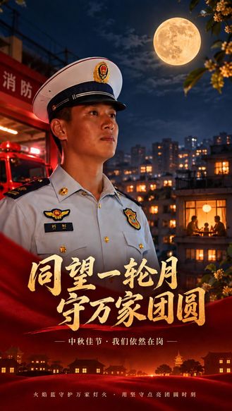 同望一轮月，守万家团圆