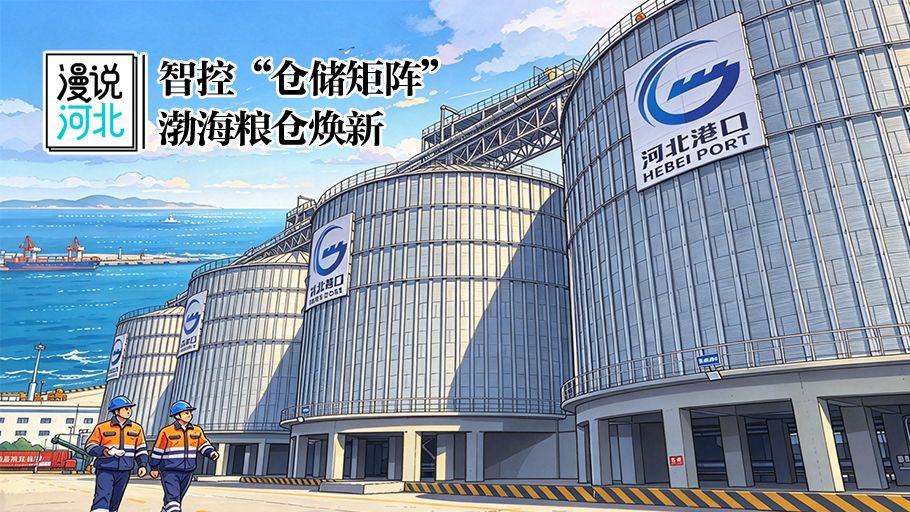 漫说河北丨智控“仓储矩阵” 渤海粮仓焕新