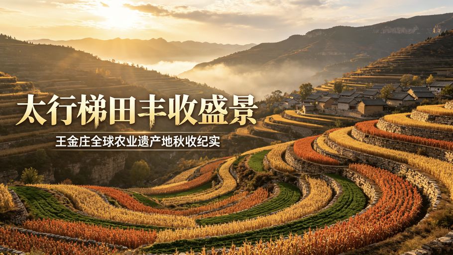 【冀时直播】太行梯田丰收盛景：王金庄全球农业遗产地秋收纪实