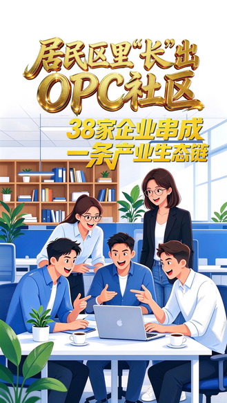 我在雄安开OPC丨居民区里 “长” 出OPC社区，38家企业串成一条产业生态链