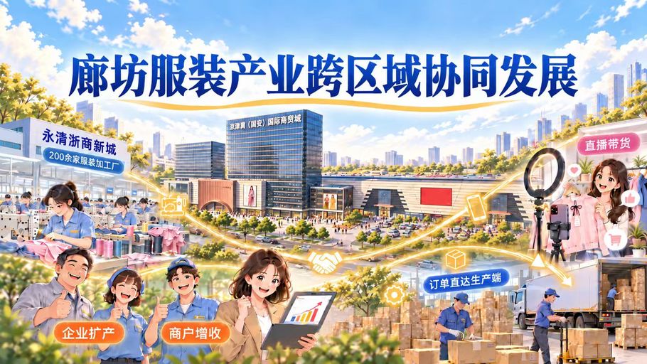 漫说河北 丨 疏解不止是搬家，固安以“全链赋能”拼出北方时尚新主场