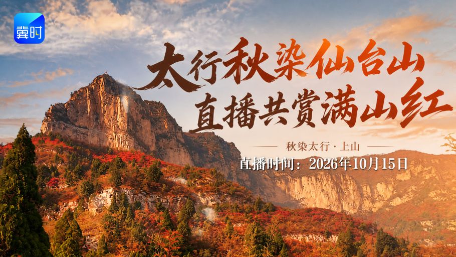 【冀时直播】秋染太行·上山｜太行秋染仙台山，直播共赏满山红