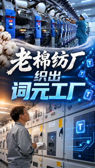老棉纺厂织出词元工厂