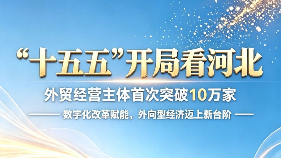漫说 │ “十五五”开局看河北 外贸经营主体首次突破10万家