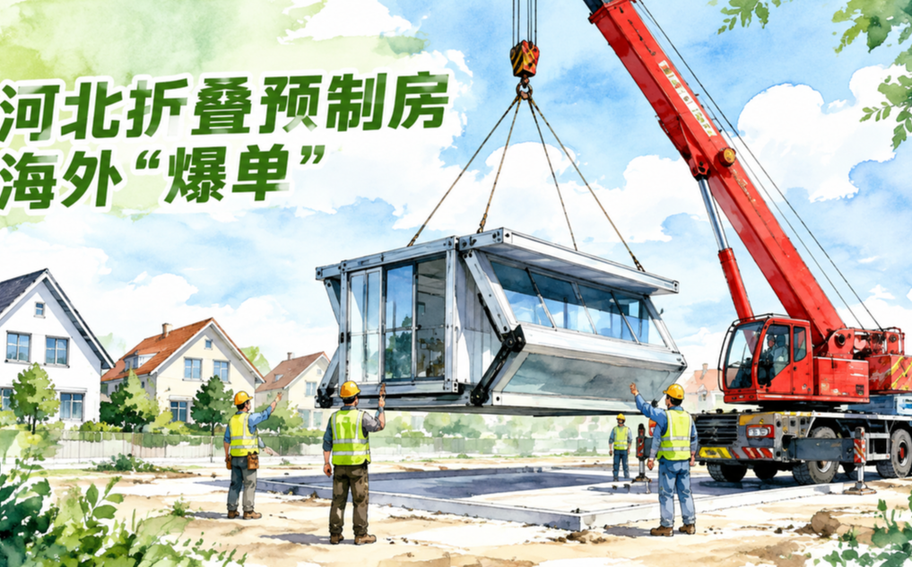 漫说 丨 河北折叠预制房为啥海外“爆单”？