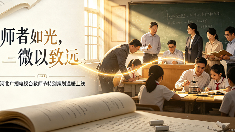 师者如光，微以致远——河北广电教师节特别策划温暖上线