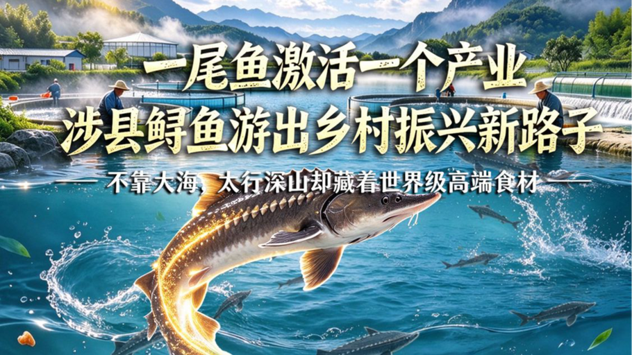 漫说河北丨太行深山里的 “软黄金”！邯郸涉县鱼子酱扬帆出海
